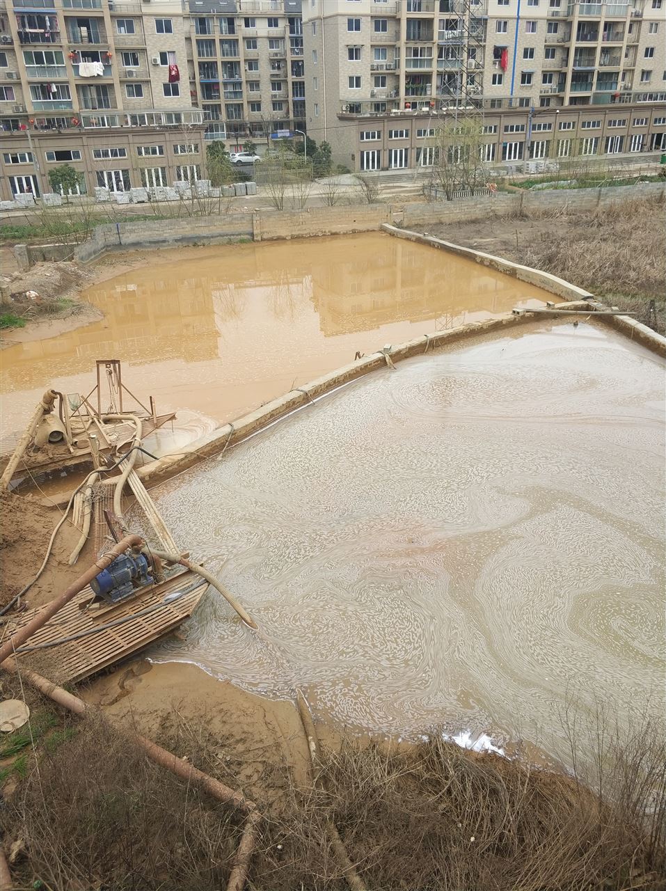 雨花台沉淀池淤泥清理-厂区废水池淤泥清淤