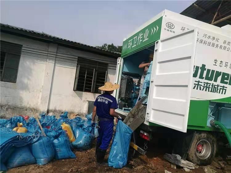 雨花台工业污泥压干处理